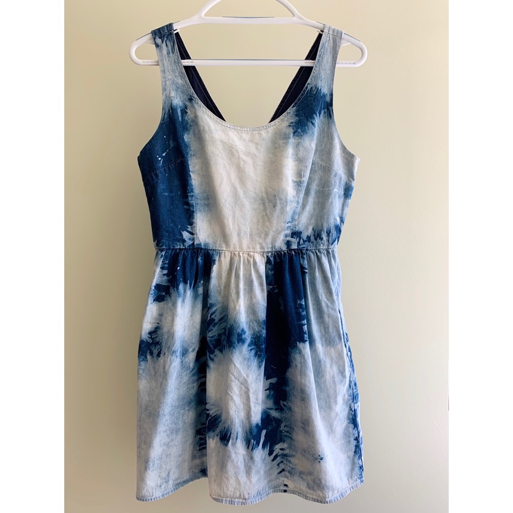 Denim Tie Dye Dress- AE
